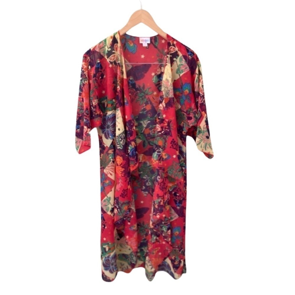 LuLaRoe Floral Kimono Cover Up Size S